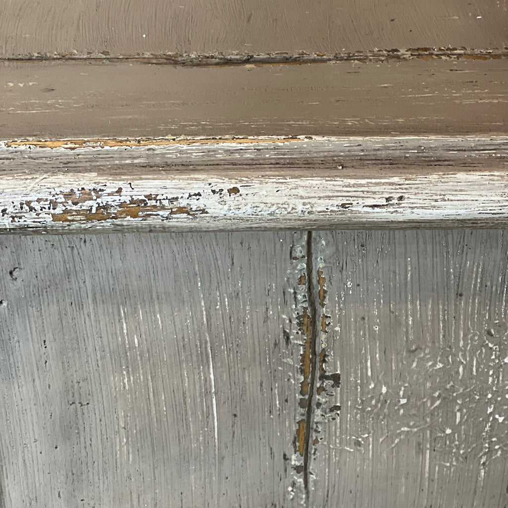Six Drawer Distressed Sideboard