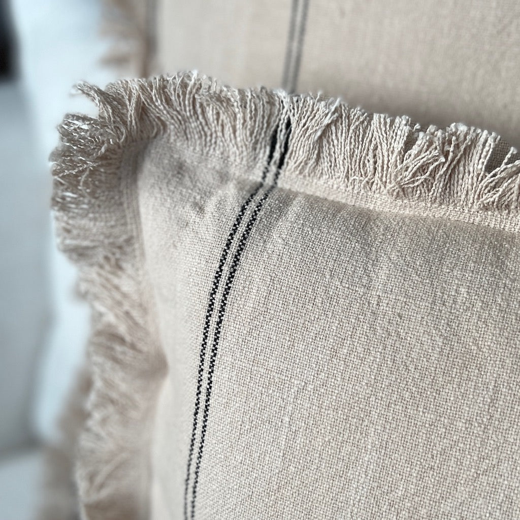 Moreton Stripe Cushion Mink