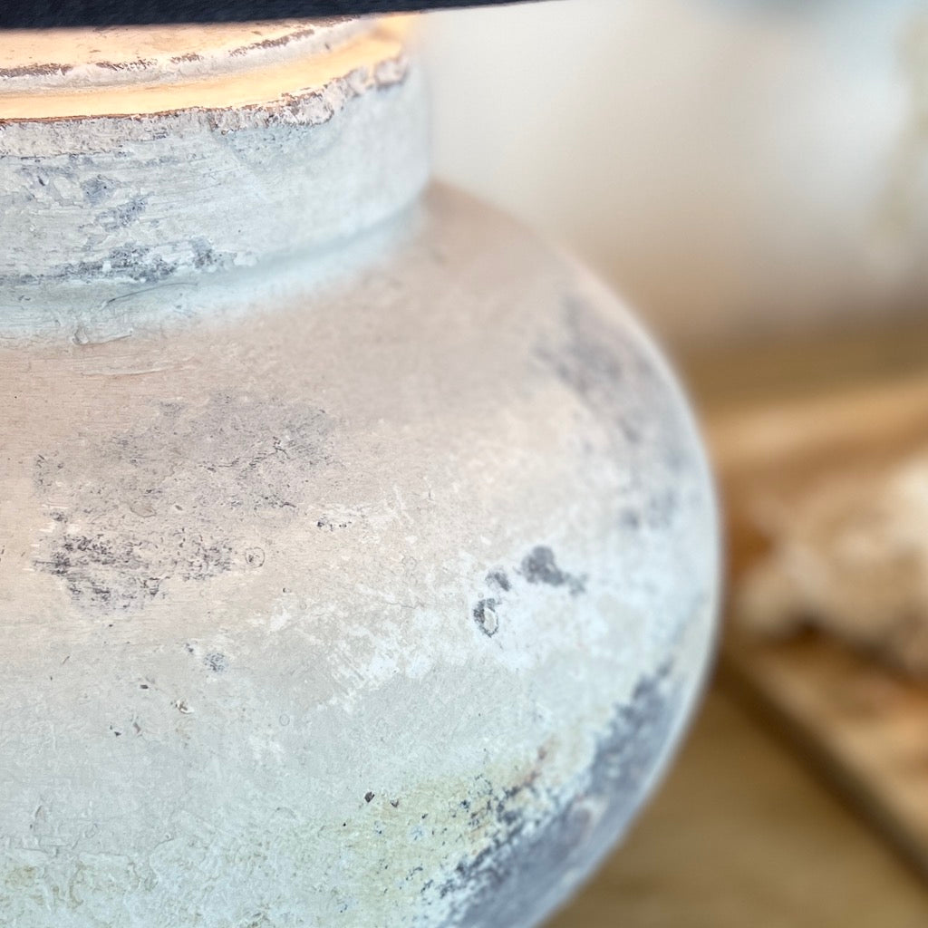Pale Wash Concrete Effect Table Lamp Como