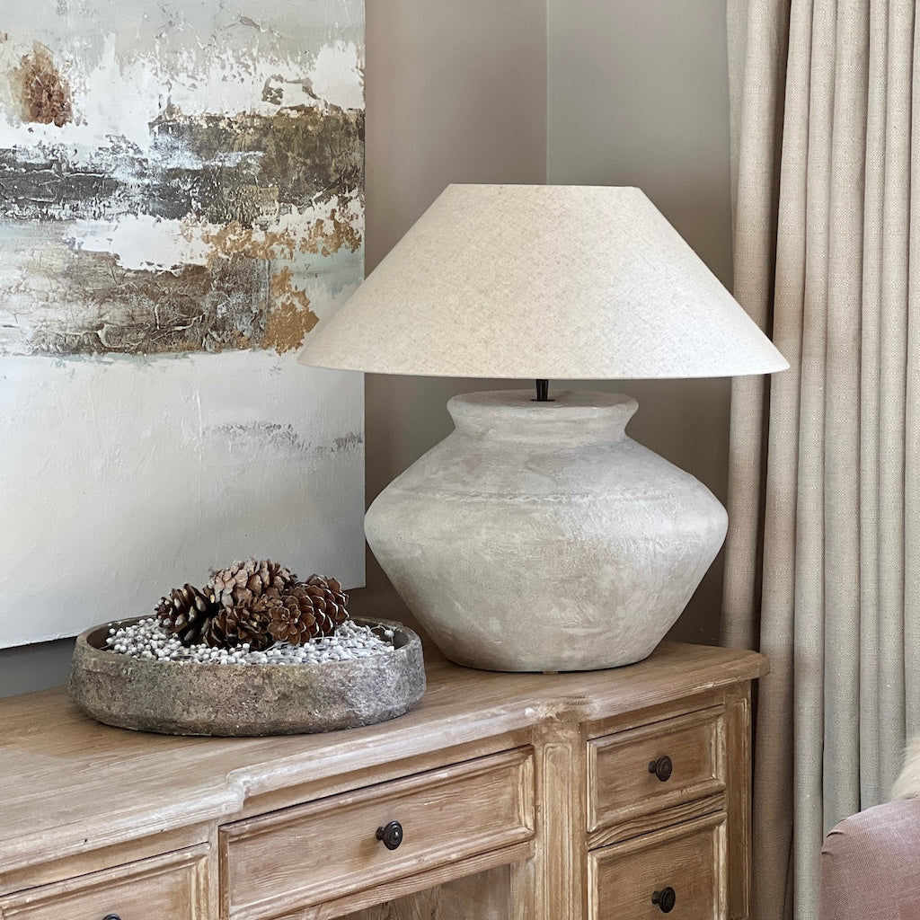 Todino Handmade Textured Jug Lamp Burford
