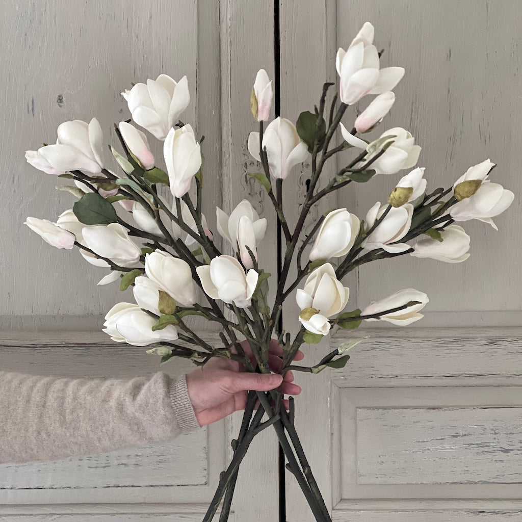 Faux Magnolia Branch Tall