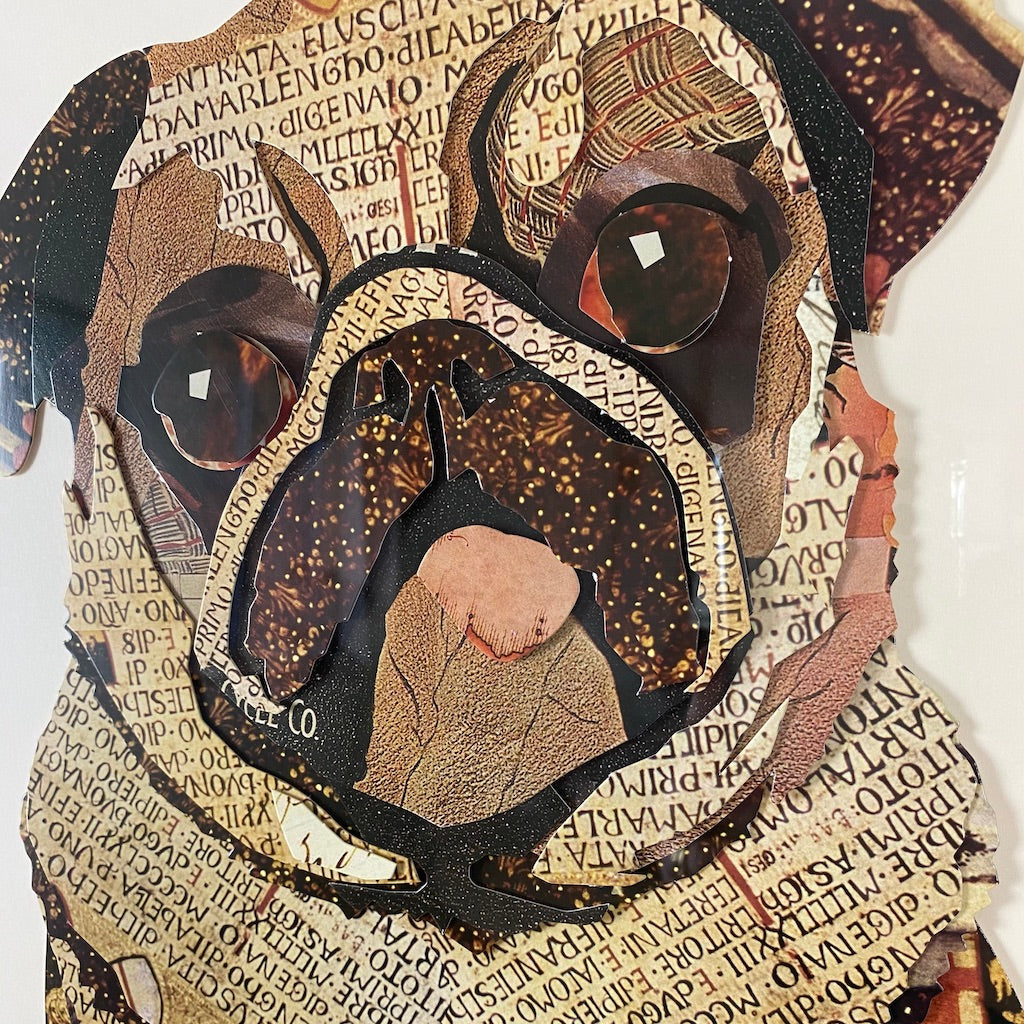 Pug Framed Collage