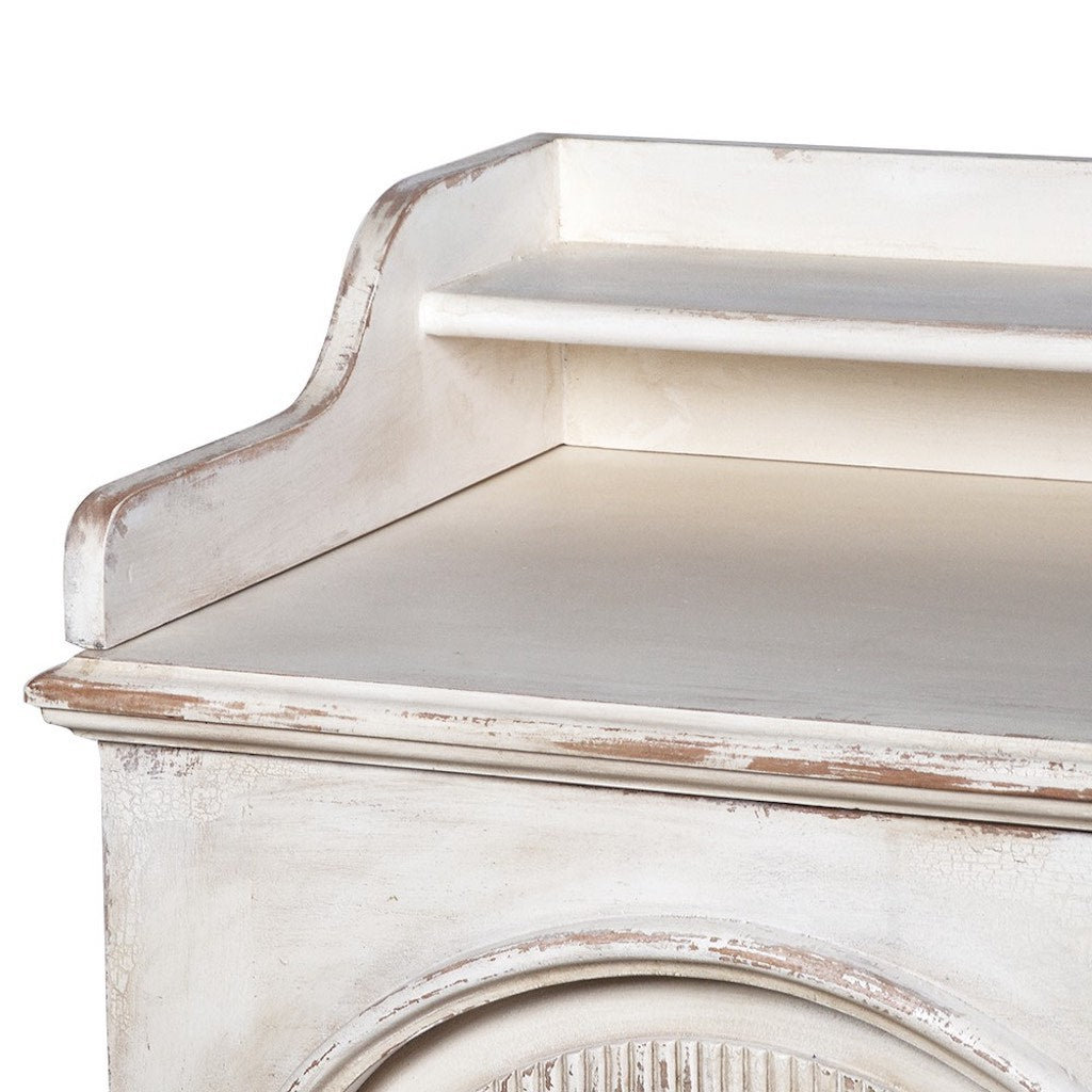 Gustavian Chiffonier Ribbed 2 Door Cupboard