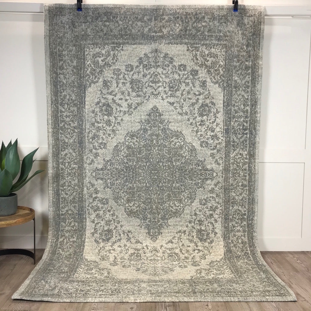 Woven Stone Sand Patterned Smooth Rug – Cowshed Interiors