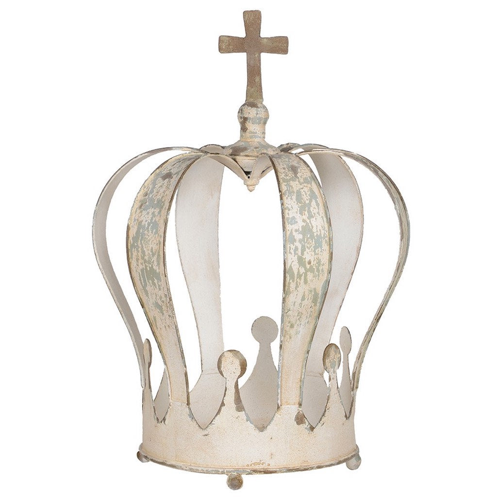 Distressed Coronation Cross Top Crown