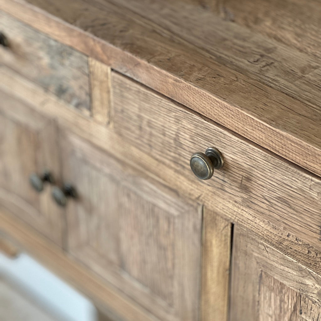 Reclaim Oak 4 Door Console