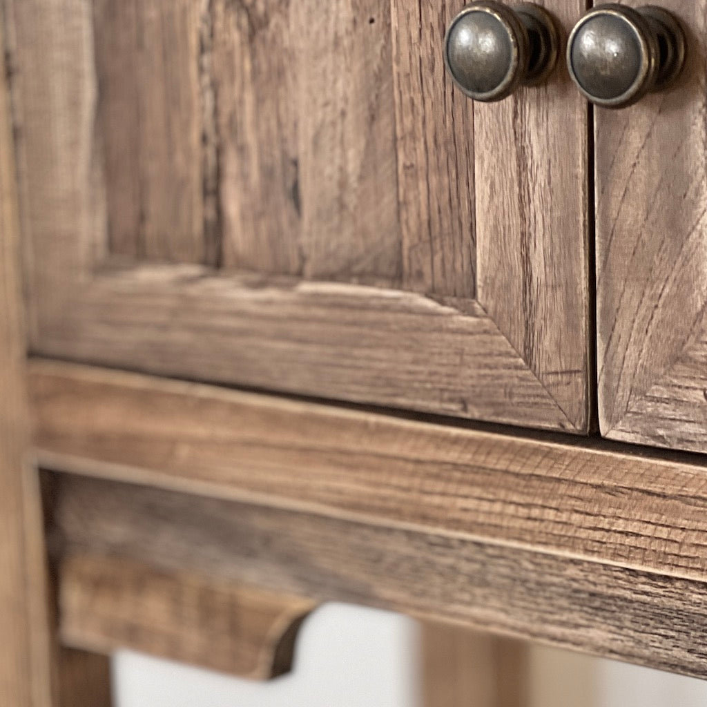 Reclaim Oak 4 Door Console