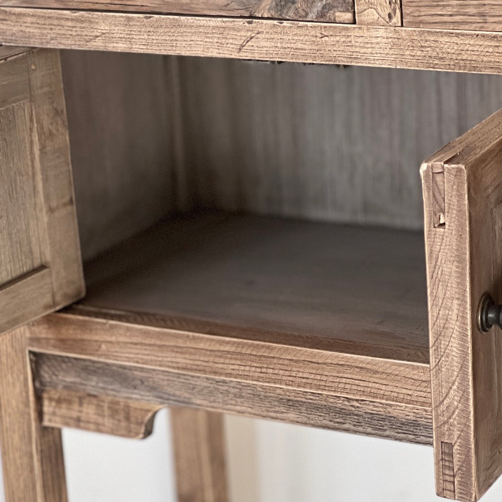 Reclaim Oak 4 Door Console