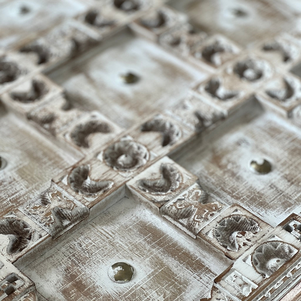 Vintage Style Indian Panel Side Table