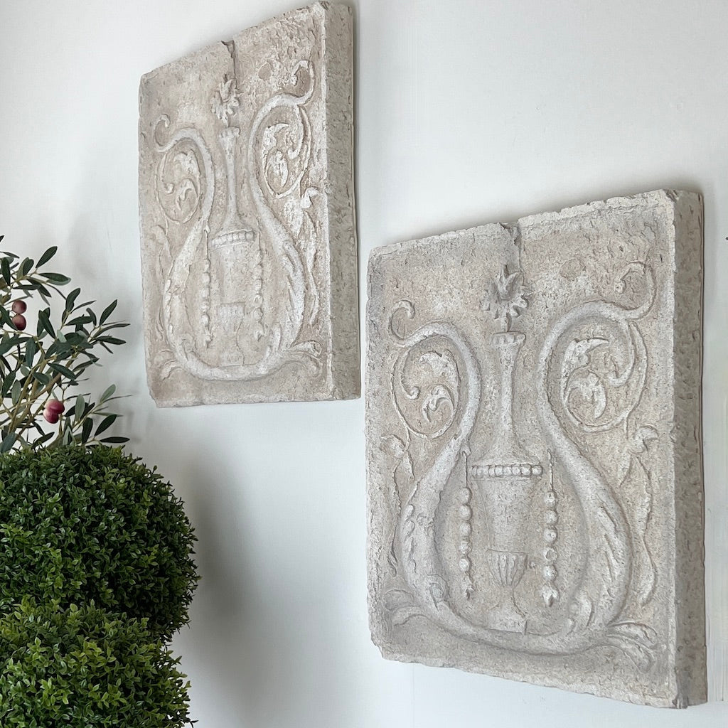 Faux Stone Wall Plaque