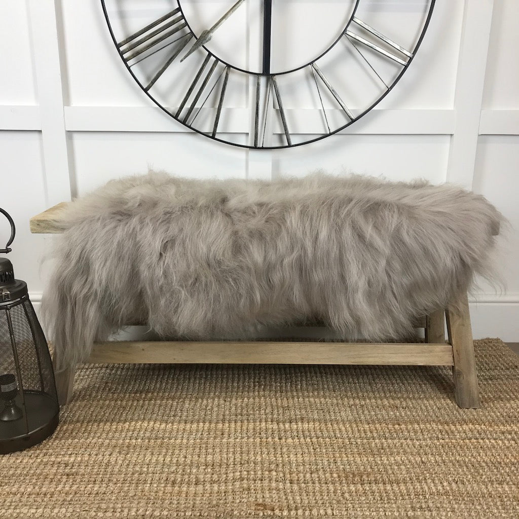 Finest Icelandic Long Wool Sheepskin Linen