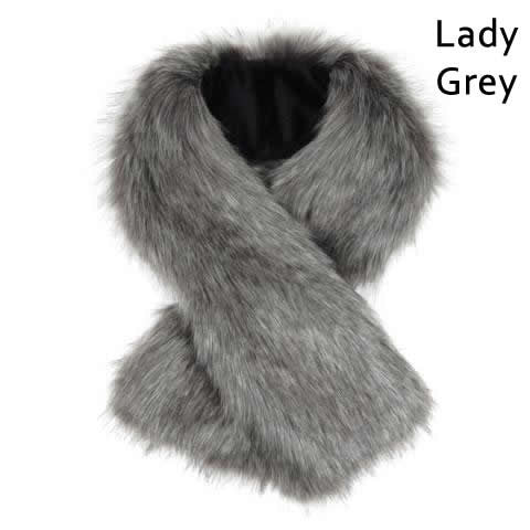 Helen Moore Luxury Faux Fur Tippet Scarf